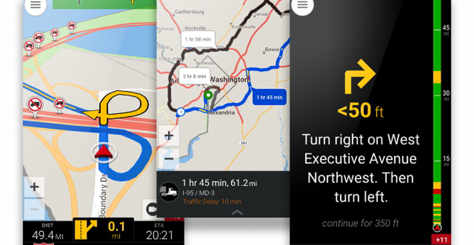 Best Paid Truck GPS Apps for iPhone: CoPilot Truck