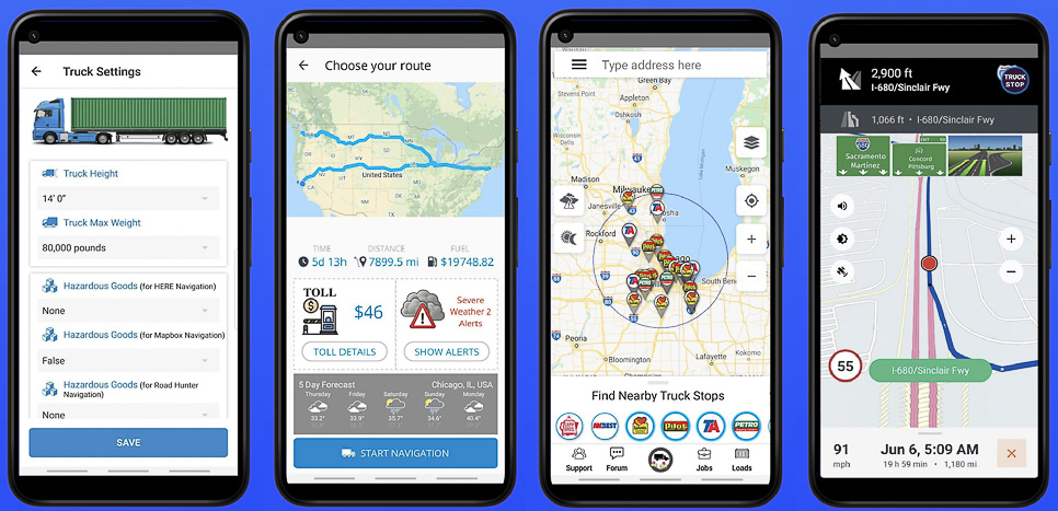 Best Free Truck GPS Apps for Android: Road Hunter
