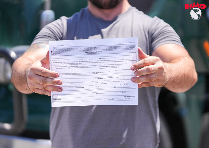 What does a Delaware DOT physical consist of?
