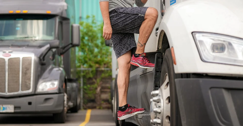 Truck Driver Exercises: Step-ups