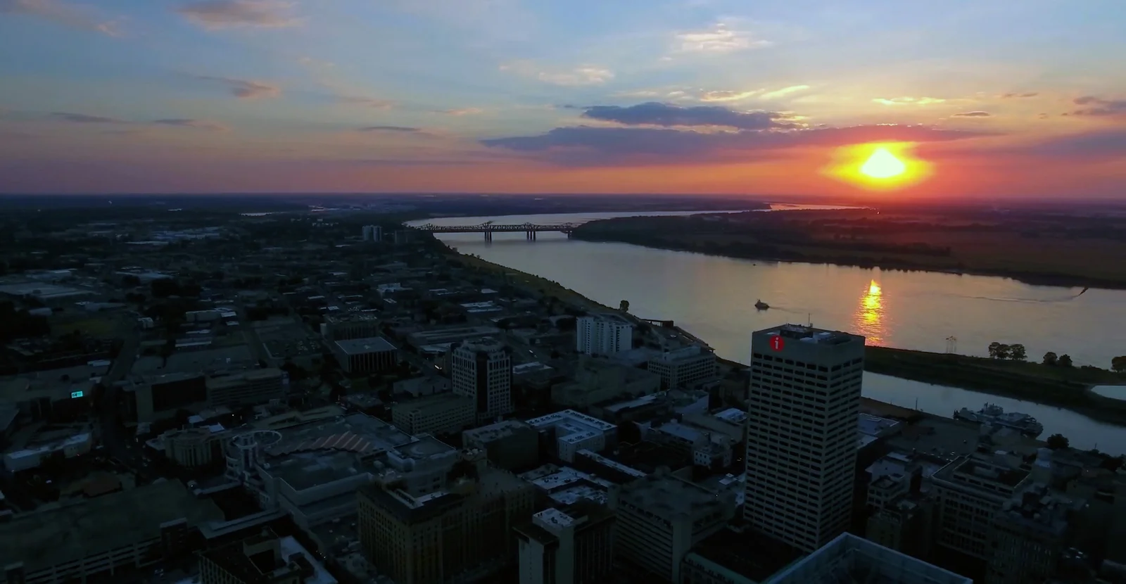 Sunset on the Riverside