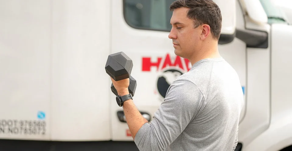 Truck Driver Exercise Equipment: Weights
