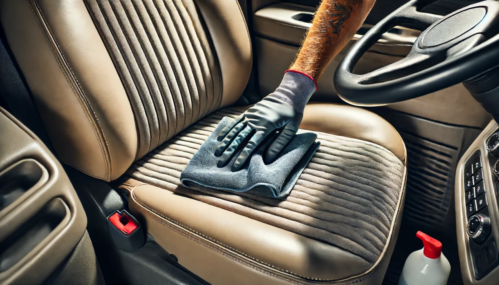 Semi Truck Interior Cleaning Process