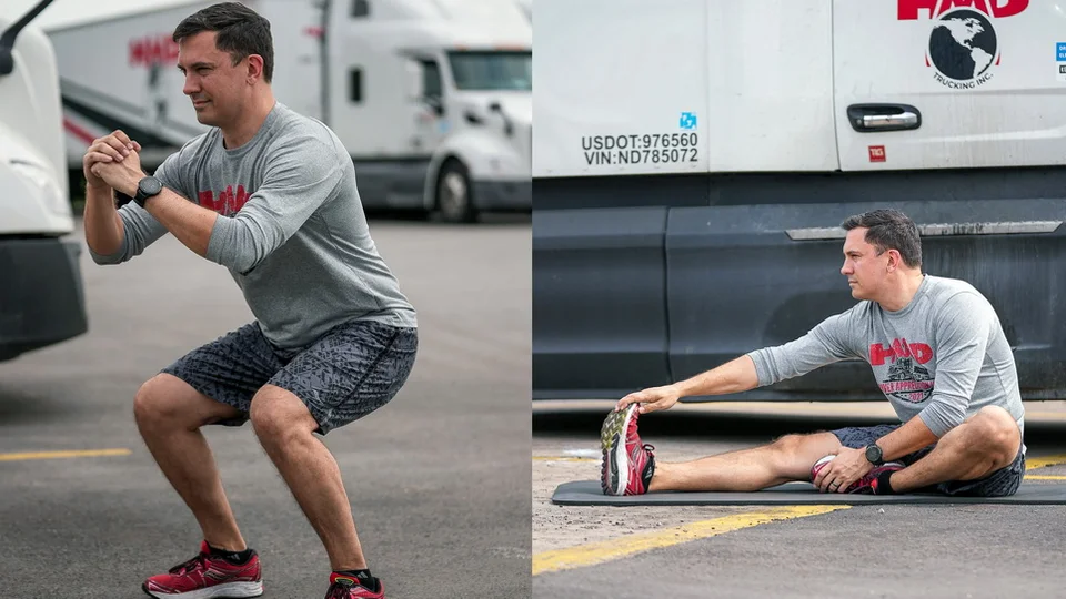 Truck Driver Exercises: Squats