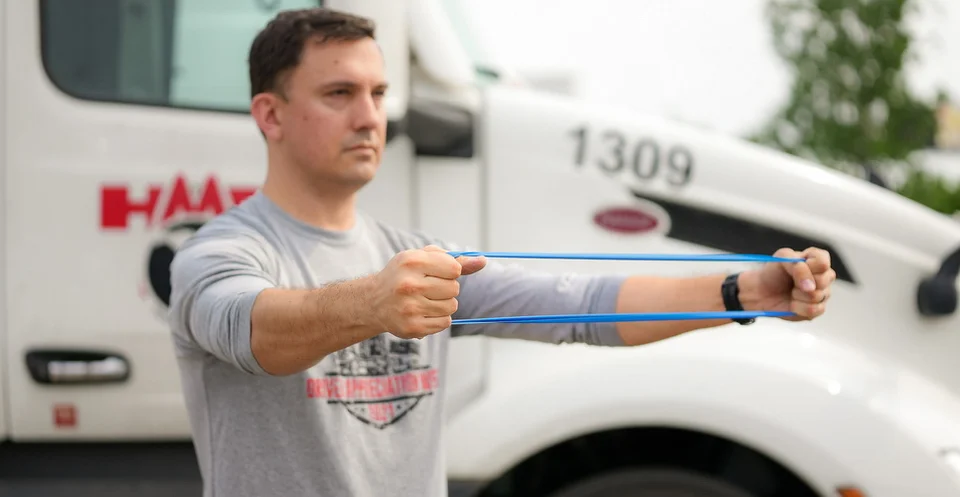 Truck Driver Exercise Equipment: Resistance Stretch Bands