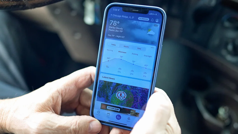 Best Weather Apps for Truckers: The Weather Channel